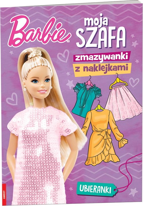 Image of Barbie Moja szafa Zmazywanki z naklejkami