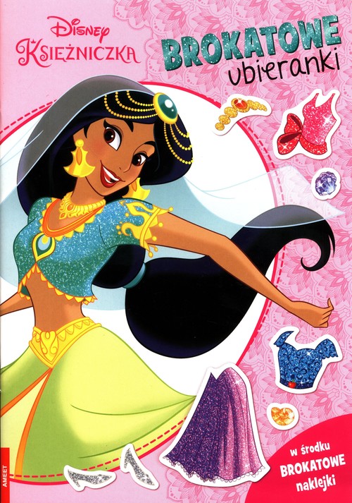 Image of Disney Księżniczki Brokatowe ubieranki