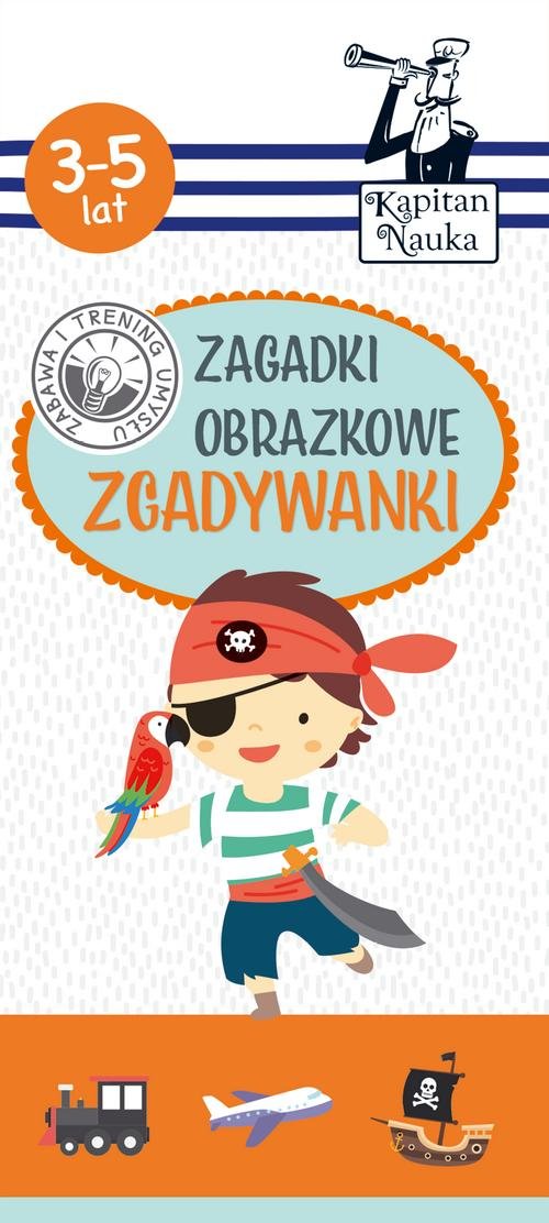 Image of Kapitan Nauka Zagadki obrazkowe Zgadywanki 3-5 lat