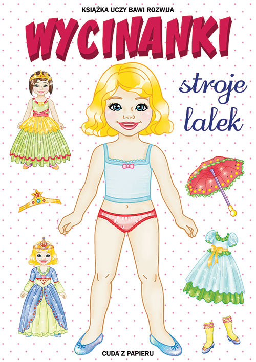 Image of Wycinanki. Stroje lalek Cuda z papieru