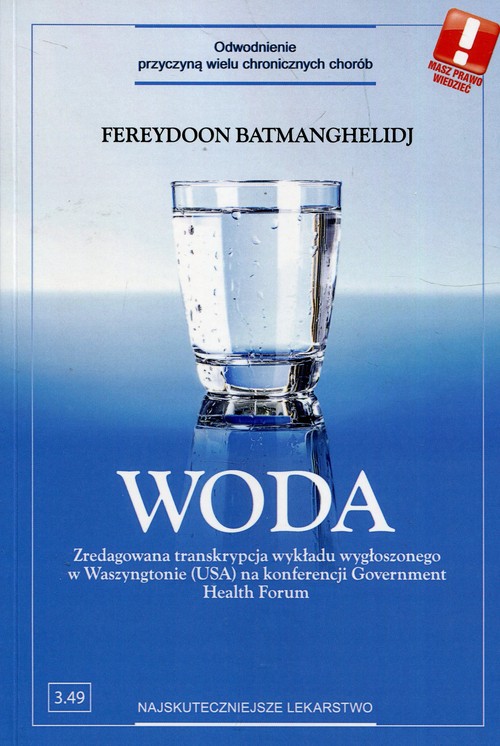 Image of Woda Odwodnienie - przyczyna wielu chronicznych chorób