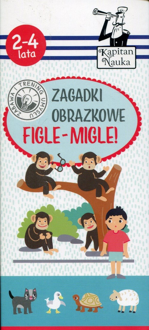 Image of Kapitan Nauka Zagadki obrazkowe Figle-migle 2-4 lata
