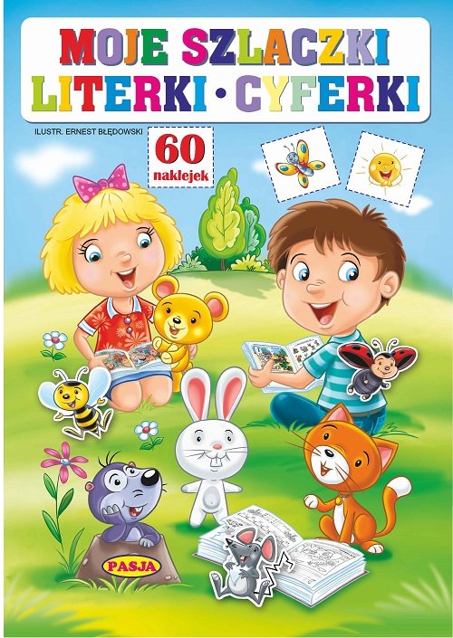 Image of Moje szlaczki, literki, cyferki 60 naklejek