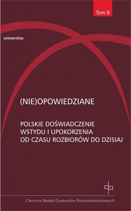 Image of (Nie)opowiedziane Polskie doświadczenie wstydu i upokorzenia od czasu rozbiorów do dzisiaj