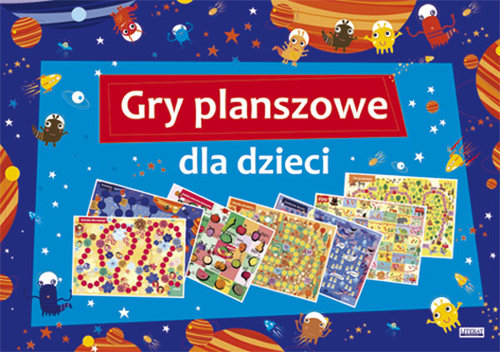 Image of Gry planszowe dla dzieci Skarby skrzatów, Sałatka owocowo-warzywna, Zoo, Tor przeszkód, Zamkowe duszki, Kosmos, Korale...
