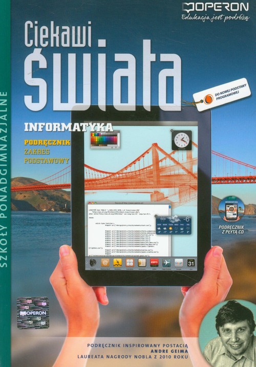 Image of Ciekawi świata Informatyka Podręcznik z płytą CD Zakres podstawowy Szkoła ponadgimnazjalna