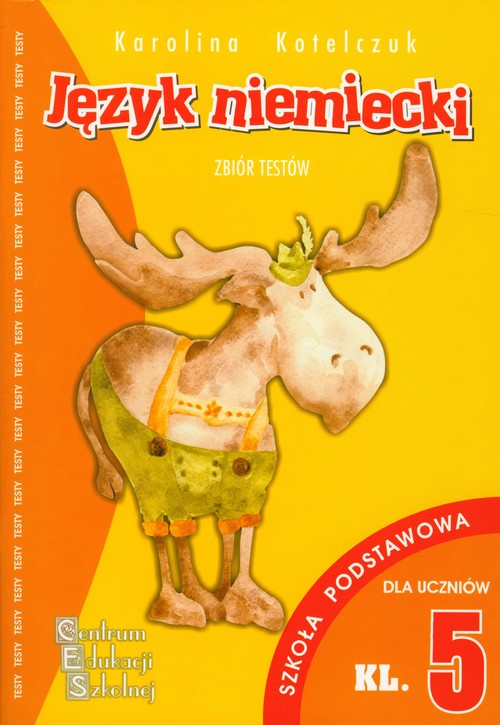 Image of Język niemiecki zbiór testów klasa 5