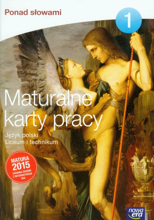 Image of Ponad słowami 1 Maturalne karty pracy Szkoła ponadgimnazjalna