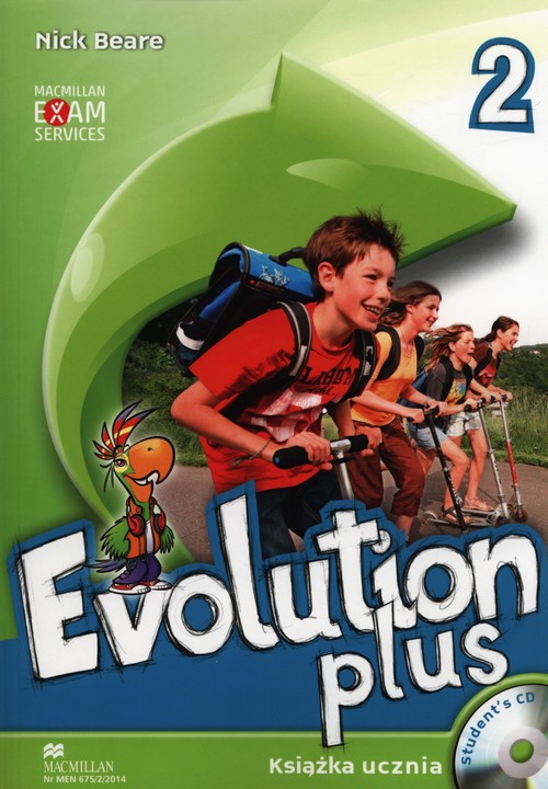 Image of Evolution Plus 2 Książka ucznia z płytą CD Szkoła podstawowa
