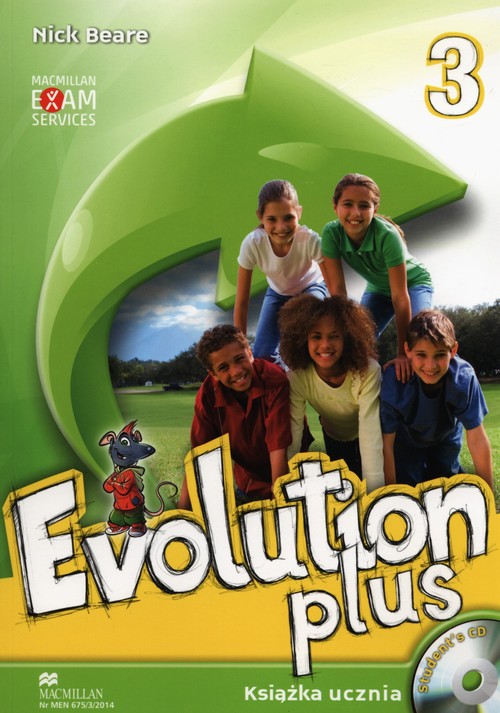 Image of Evolution Plus 3 Książka ucznia z płytą CD Szkoła podstawowa