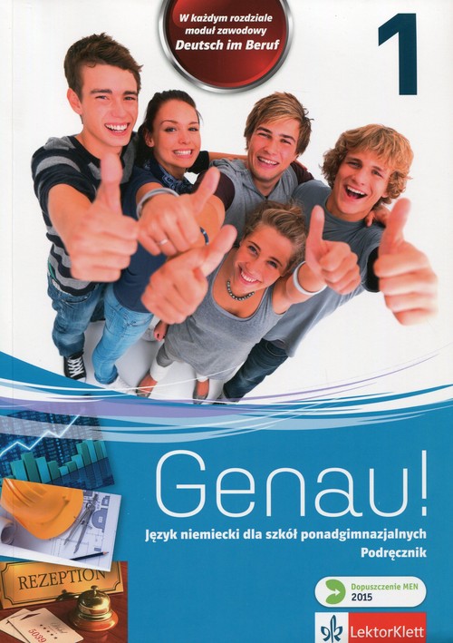 Image of Genau! 1 Podręcznik + CD Język niemiecki dla szkół ponadgimnazjalnych