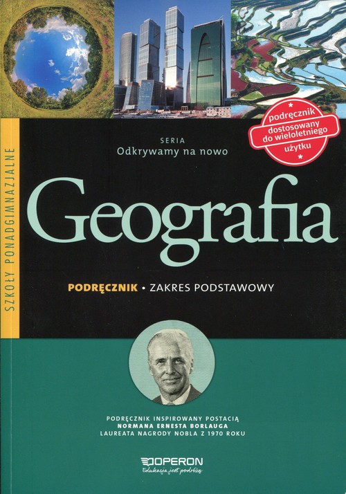 Image of Odkrywamy na nowo Geografia Podręcznik Zakres podstawowy Szkoła ponadgimnazjalna