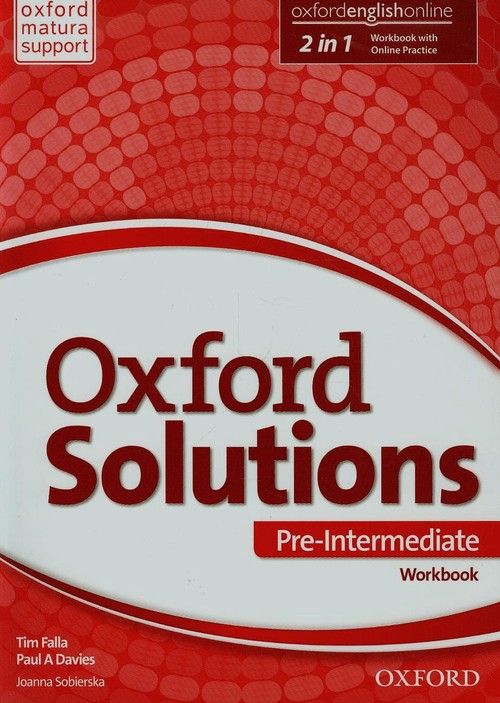 Image of Oxford Solutions Pre-Intermediate Ćwiczenia Szkoła ponadgimnazjalna