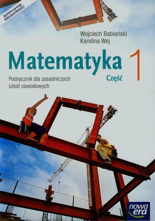Image of Matematyka 1 Podręcznik wieloletni Zasadnicza szkoła zawodowa