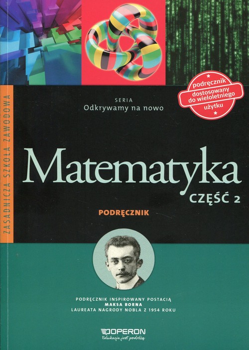 Image of Odkrywamy na nowo Matematyka Podręcznik Część 2 Zasadnicza Szkoła Zawodowa
