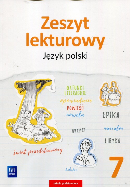 Image of Zeszyt lekturowy Język polski 7 Szkoła podstawowa