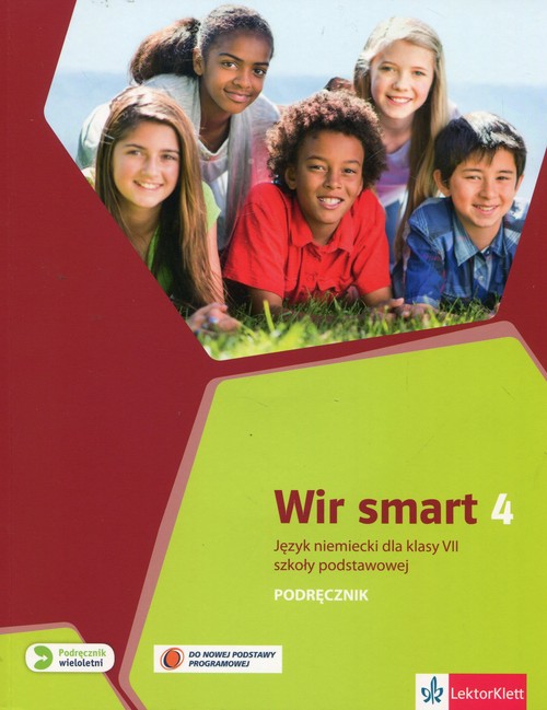 Image of Wir Smart Język niemiecki 4 Podręcznik dla klasy VII z płytą CD Szkoła podstawowa