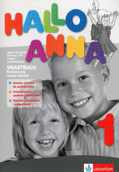Image of Hallo Anna 1 Smartbuch Rozszerzony zeszyt ćwiczeń z płytą CD Szkoła podstawowa