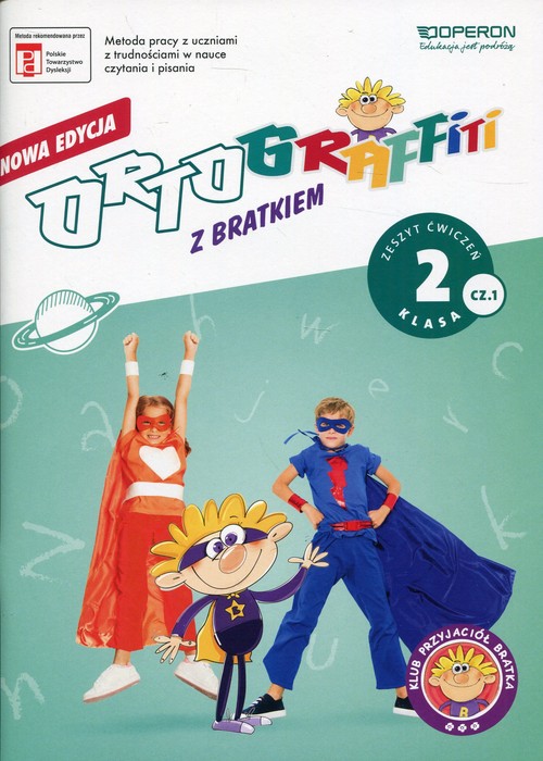 Image of Ortograffiti z Bratkiem 2 Zeszyt ćwiczeń Część 1 Szkoła podstawowa