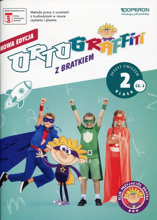 Image of Ortograffiti z Bratkiem 2 Zeszyt ćwiczeń Część 2 Szkoła podstawowa