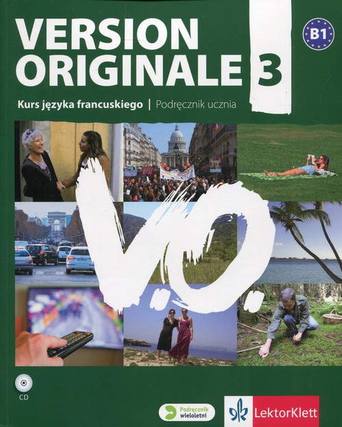 Image of Version Originale 3 Podręcznik wieloletni + CD Kurs języka francuskiego Poziom B1
