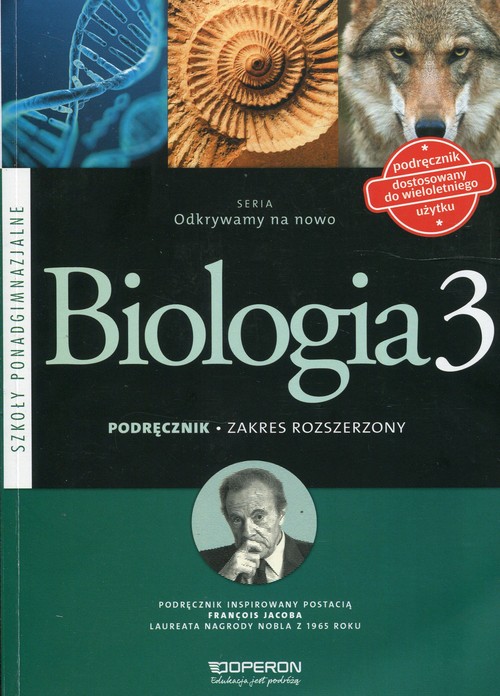 Image of Odkrywamy na nowo Biologia 3 Zakres rozszerzony Szkoła ponadgimnazjalna