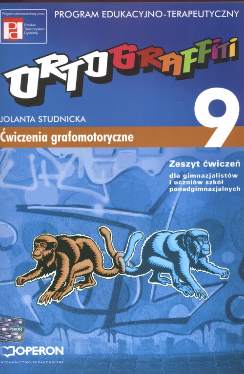 Image of Ortograffiti 9 Zeszyt ćwiczeń Ćwiczenia grafomotoryczne Gimnazjum