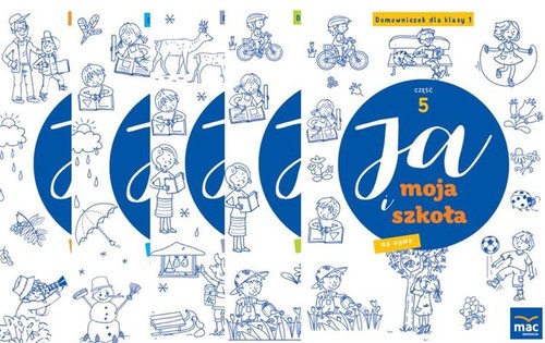 Image of Ja i moja szkoła na nowo Domowniczek 1 Część 1-5 Edukacja wczesnoszkolna