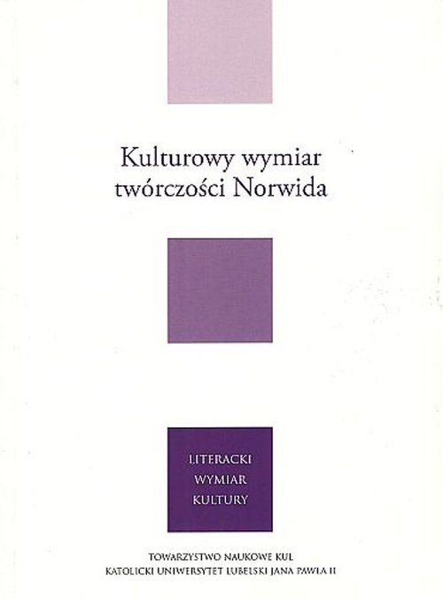 Image of Kulturowy wymiar twórczości Norwida