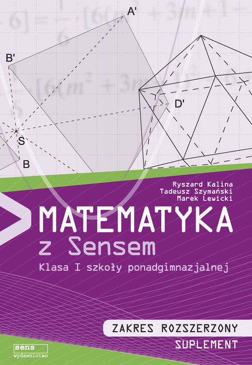 Image of Matematyka z sensem 1 Zakres rozszerzony Suplement