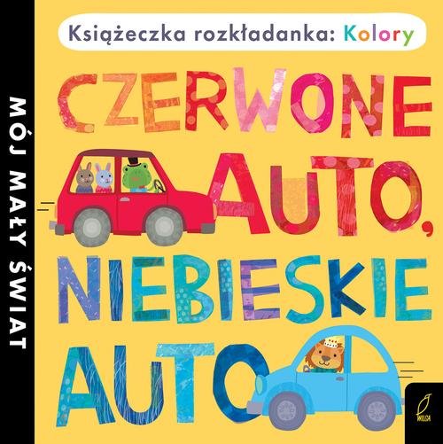 Image of Książka rozkładanka Kolory: Czerwone auto niebieskie auto