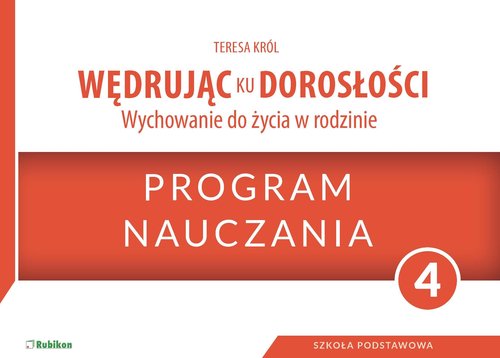 Image of Wędrując ku dorosłości 4 Program nauczania Szkoła podstawowa