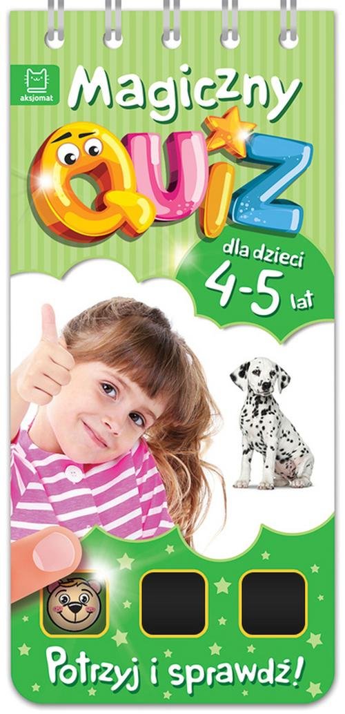 Image of Magiczny quiz dla dzieci 4-5 lat Zielony