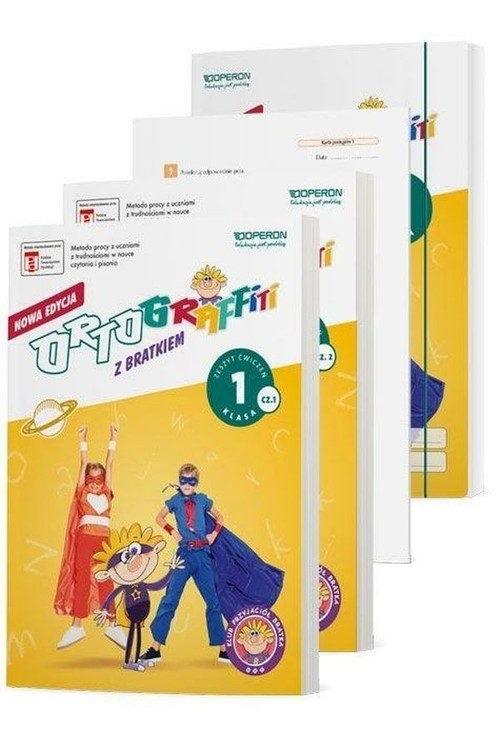 Image of Ortograffiti z Bratkiem 1 Pakiet dla ucznia Szkoła podstawowa