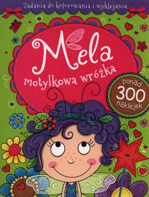 Image of Mela motylkowa wróżka Zadania do kolorowania i wyklejania