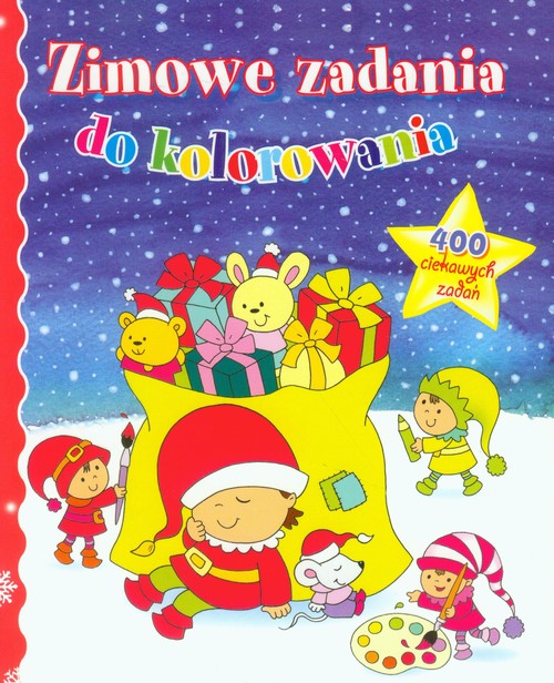 Image of Zimowe zadania do kolorowania