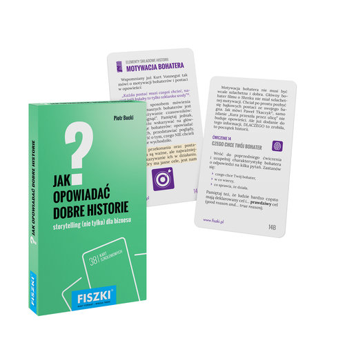 Image of Fiszki Jak opowiadać dobre historie