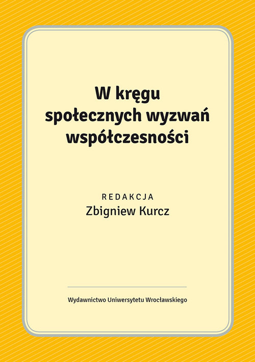 Image of W kręgu społecznych wyzwań współczesności