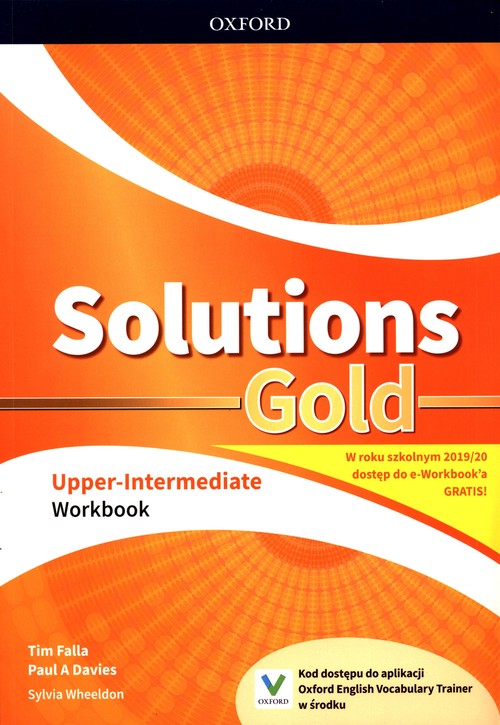 Image of Solutions Gold Upper-Intermediate Workbook