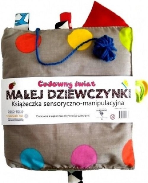 Image of Cudowny świat małej dziewczynki Książeczka sensoryczno-manipulacyjna