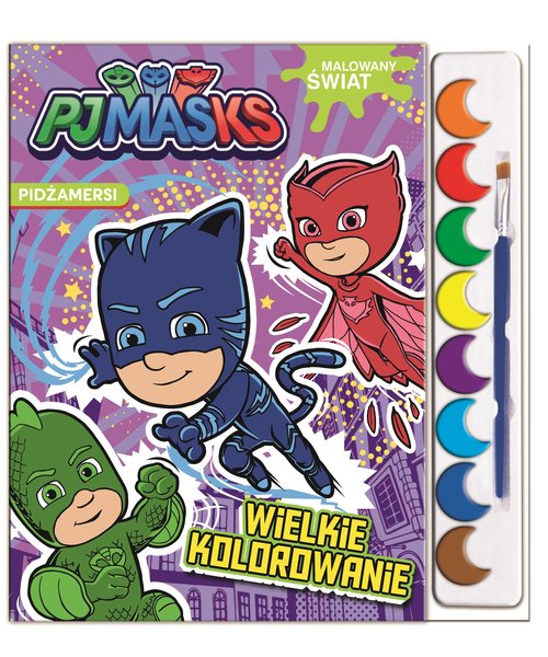 Image of Pidżamersi Malowany świat Wielkie kolorowanie