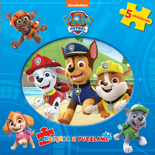 Image of Psi Patrol Książka z puzzlami Marshall