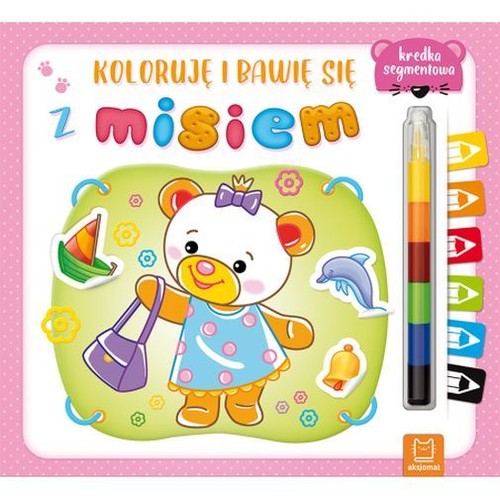 Image of Koloruję i bawię się z misiem + kredka segmentowa