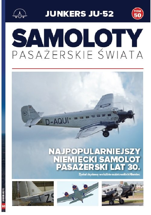Image of Samoloty pasażerskie świata Tom 50 Junkers JU-52