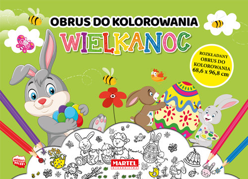 Image of Wielkanoc obrus do kolorowania