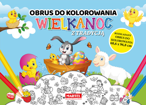 Image of Wielkanoc z tradycją - obrus do kolorowania