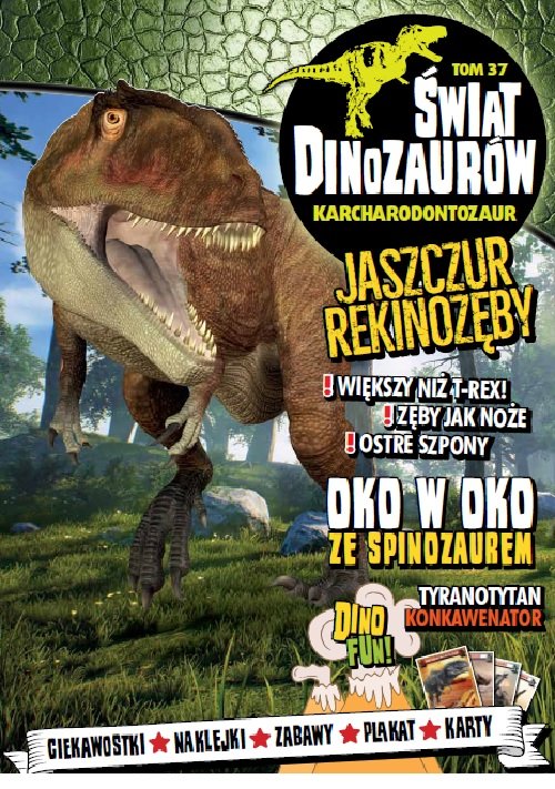 Image of Świat Dinozaurów Tom 37 Karcharodontozaur