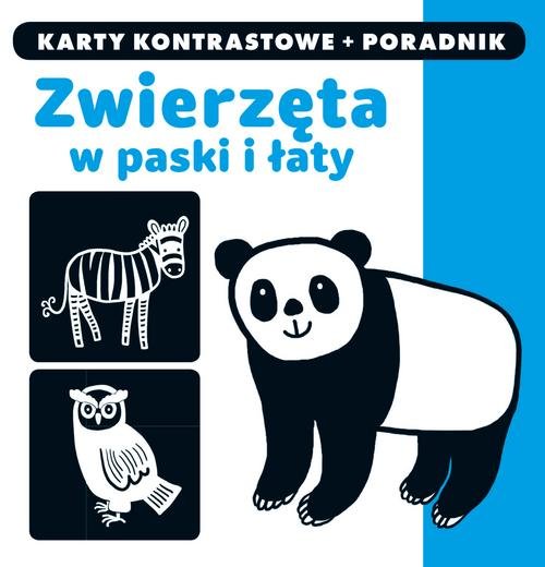 Image of Kapitan Nauka Zwierzęta w paski i łaty Karty kontrastowe + poradnik