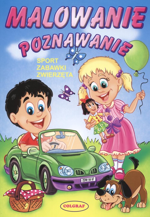 Image of Malowanie Poznawanie Sport zabawki zwierzęta
