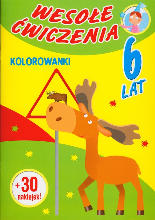 Image of Wesołe ćwiczenia Kolorowanki 6 lat